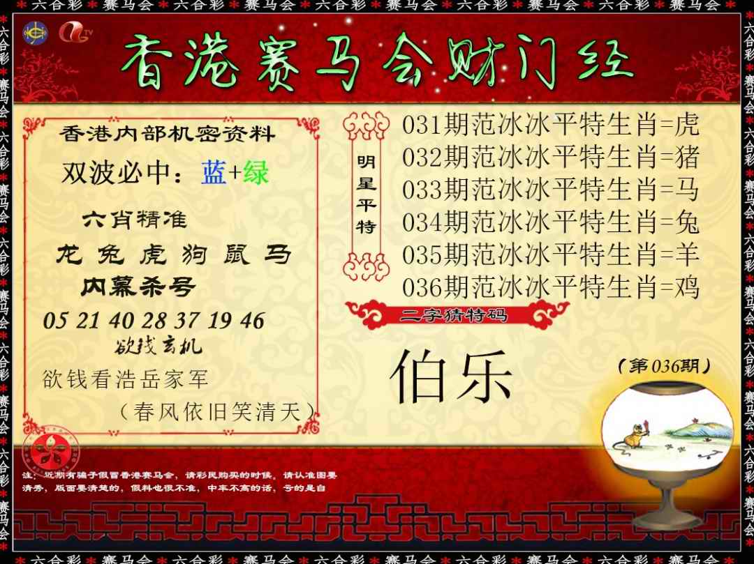 036期财门经[图]